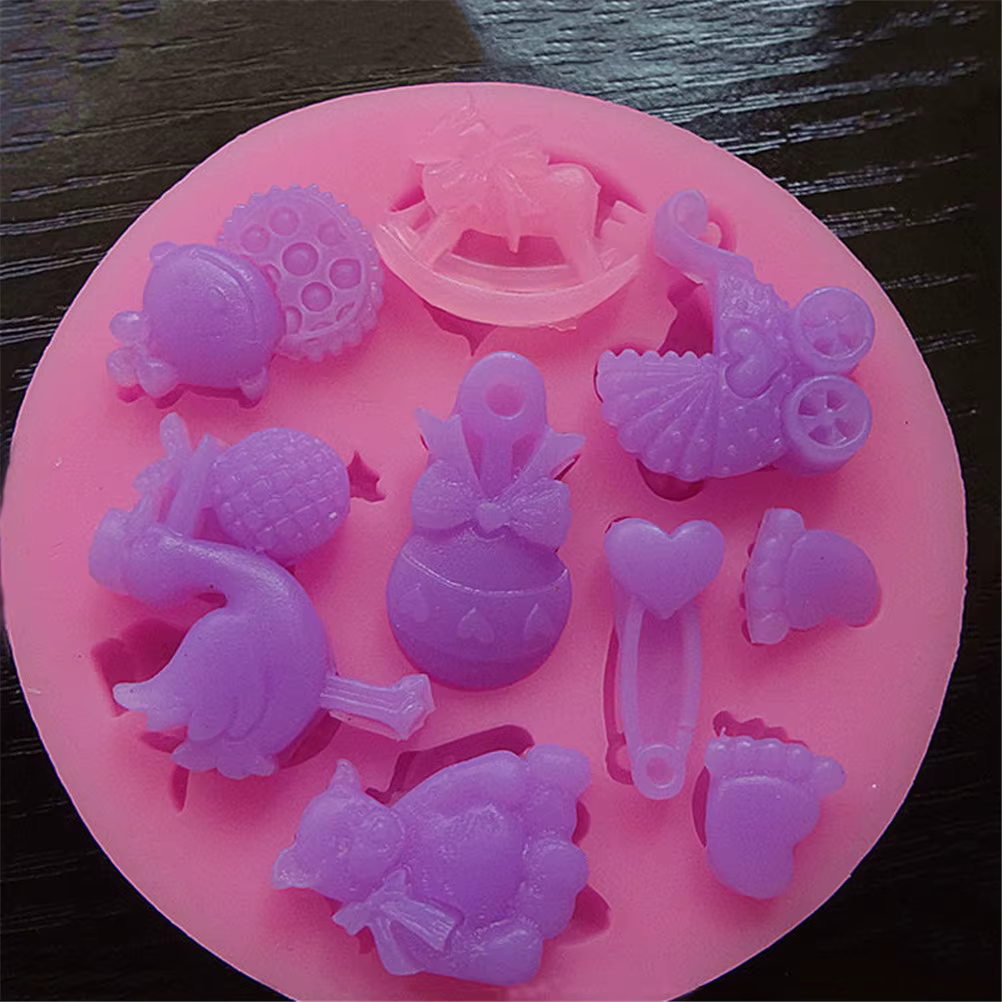 Moule à gâteau en silicone pour baby shower