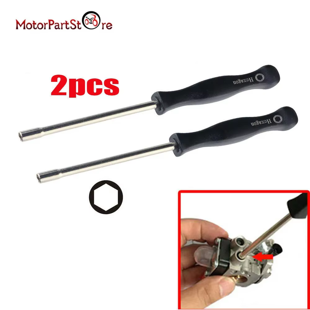 Outil de réglage de carburateur hexagonal pour tronçonneuse Stihl Ryobi Poulan Echo
