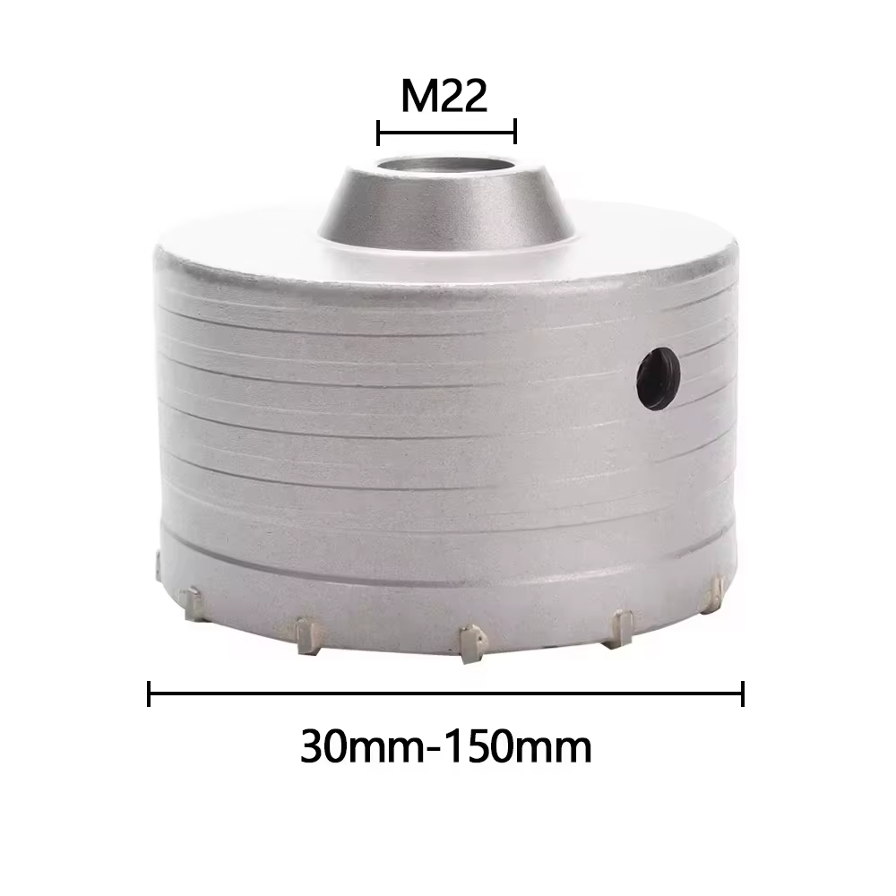 1 pièce, couronne de perçage 30-150 mm pour mur en béton