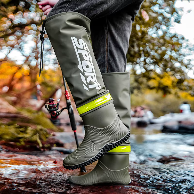 Bottes de pluie montantes pour hommes