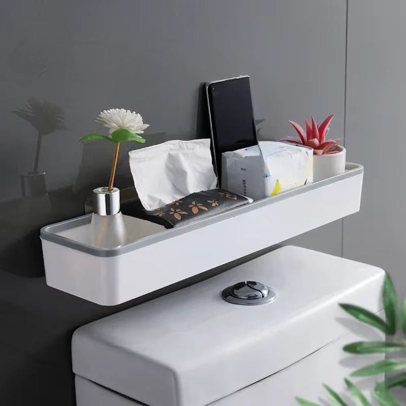 Armoire de rangement murale suspendue pour toilettes