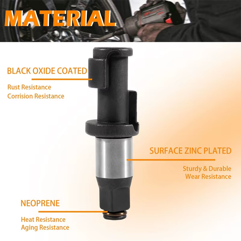 Enclume à Impact d'air 1/2 pouces avec joint torique et Clip de retenue pour Ingersoll Rand IR2235TiMax et IR2235QTiMax
