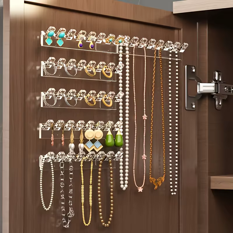 Organisateur de colliers auto-adhésif 3/6 pièces
