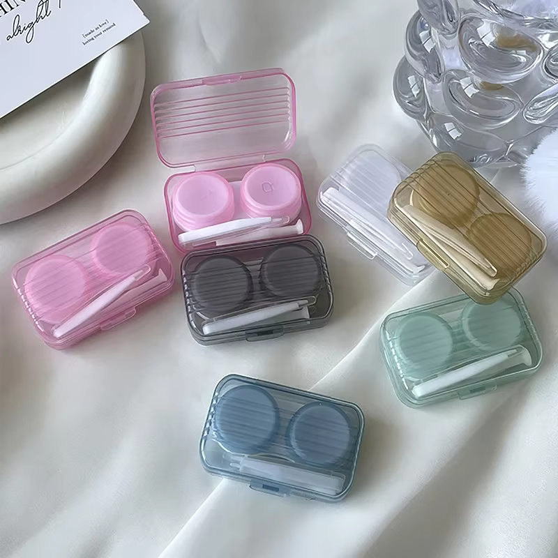 Boîte à lentilles de Contact Portable