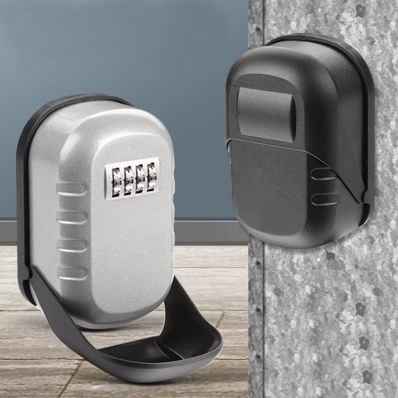 Boîte de rangement murale pour clés en alliage d'aluminium
