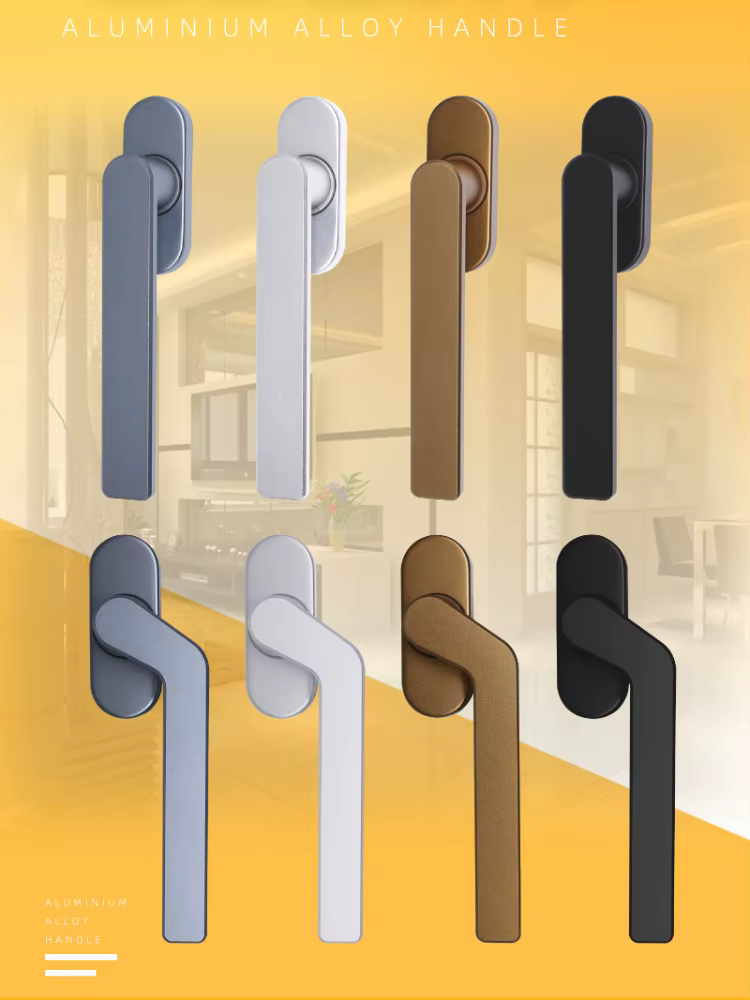 Poignée de fenêtre Manilla Puerta Aluminio Gris