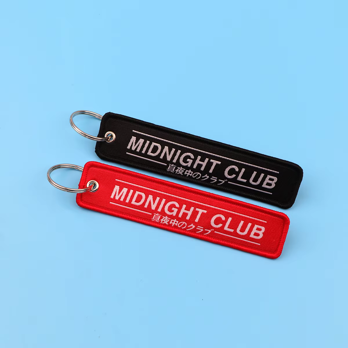 Porte-clés brodé du Club de minuit