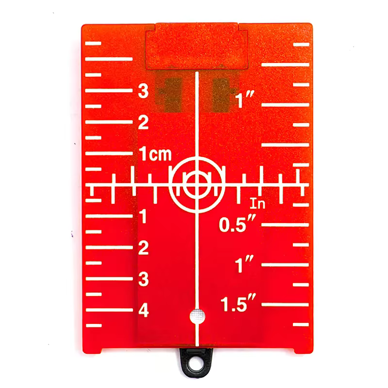 Plaque de carte cible Laser en plastique pour niveau