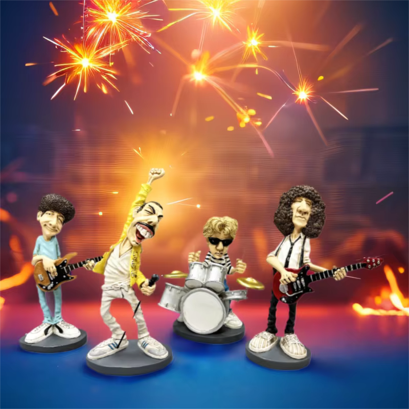 Figurines en résine Queen Band