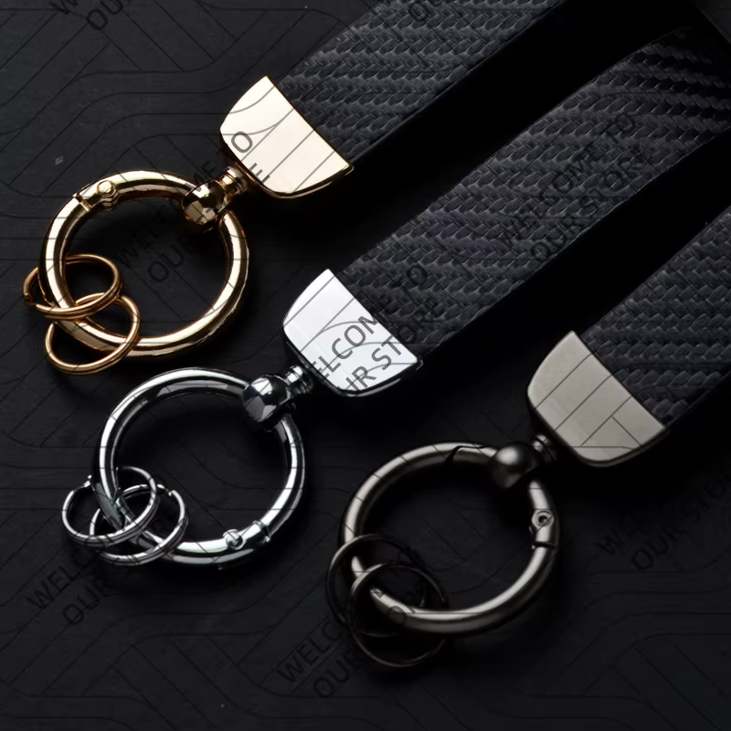 Nouvelle mode pour K5 K9 K7 GT ligne KIA Logo voiture en Fiber de carbone en cuir porte-clés en alliage de Zinc cadeau personnalisé avec porte-clés accessoires