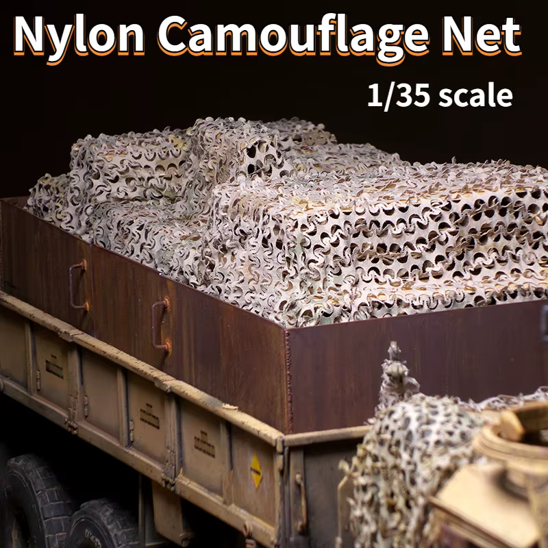 Filet de Camouflage en Nylon pour réservoir militaire 1/35