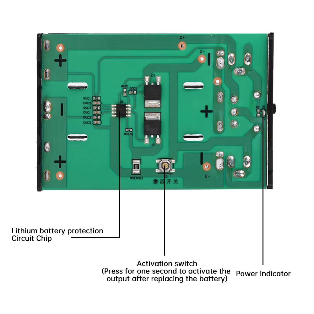 Circulaire de batterie bricolage sans soudure