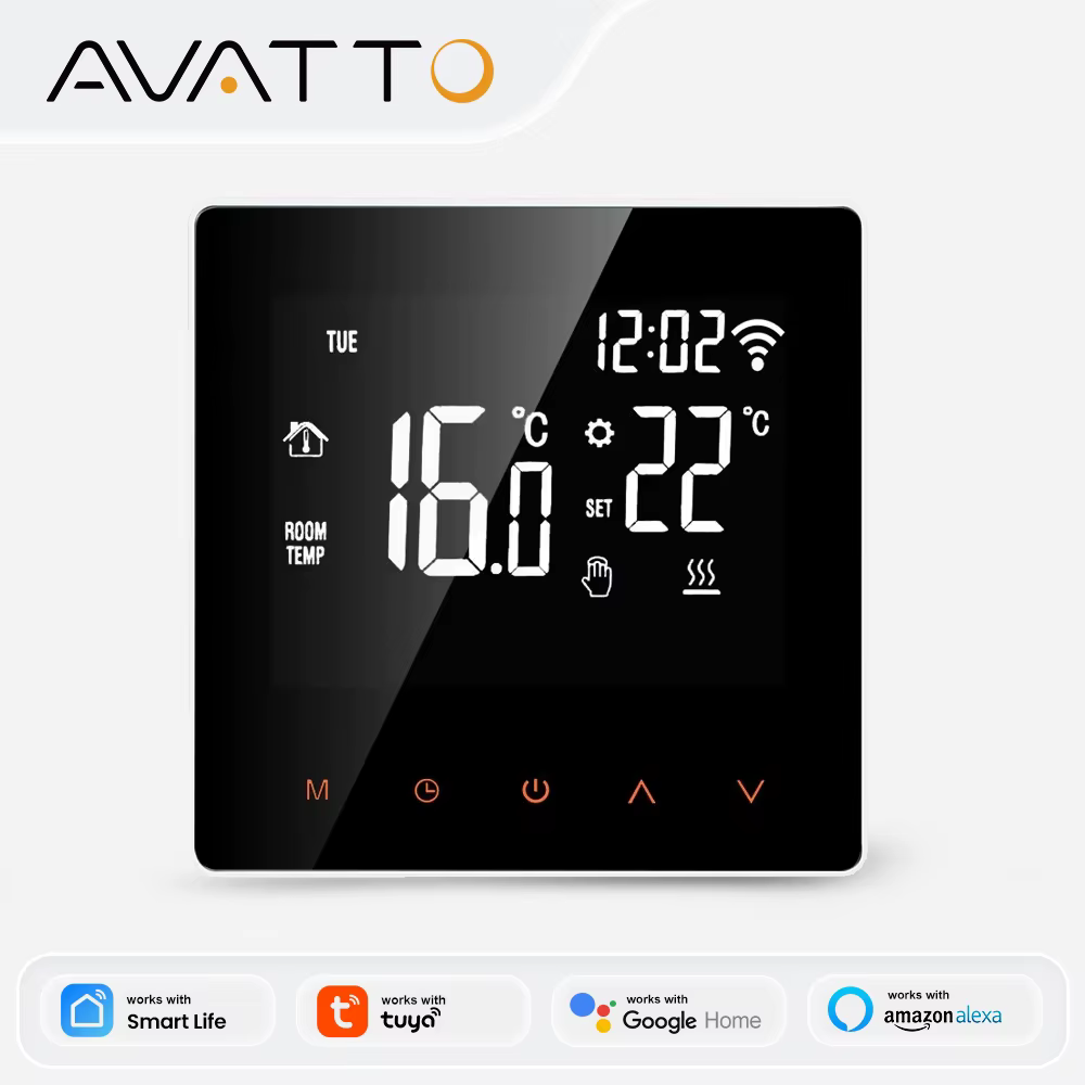 AVATTO Thermostat intelligent WiFi pour chauffage électrique