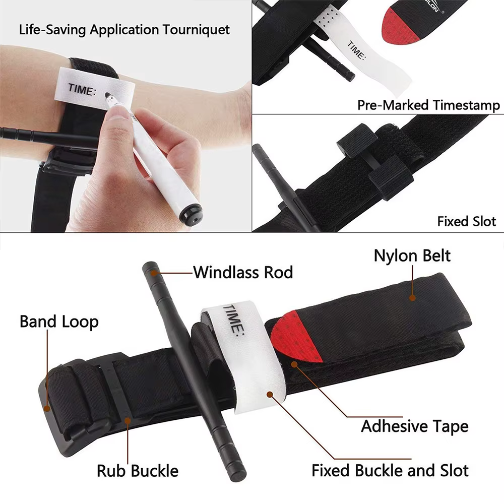 Boîte de rangement en Nylon pour garrot EMT extérieur