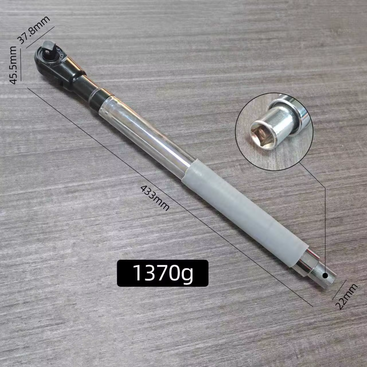 Clé offset Rafford : livrée avec un adaptateur de 1/2 pouce + 4 convertisseurs