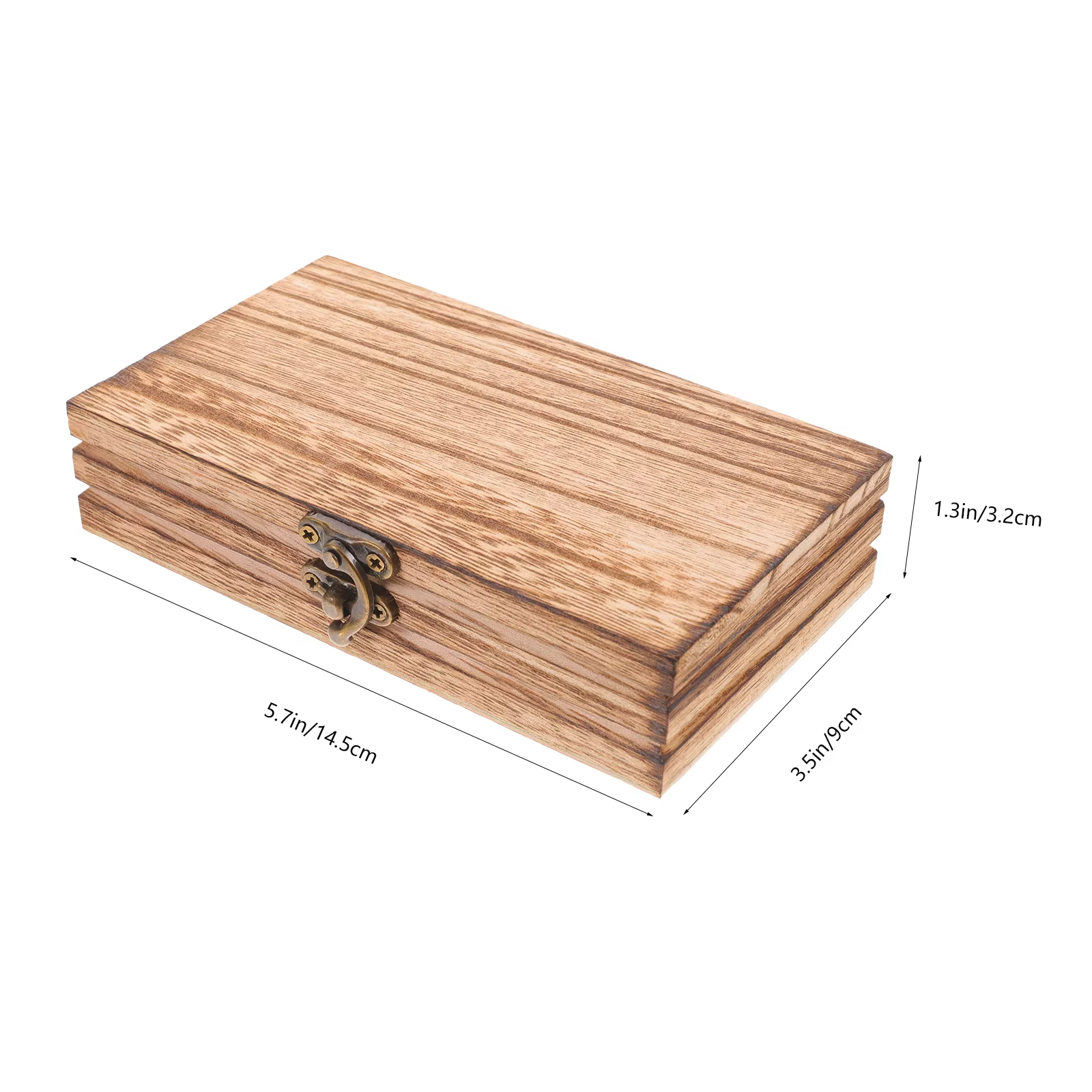Boîte de rangement en bois Vintage