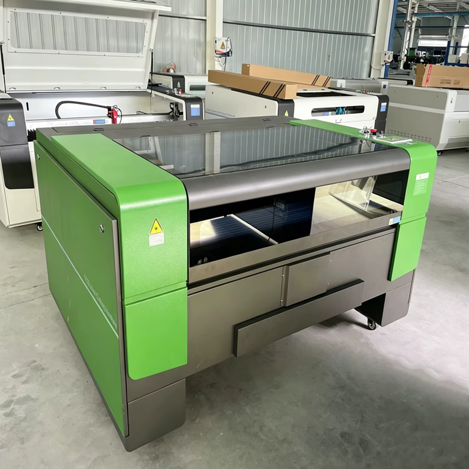 Dernière technologie : machine de découpe laser CO2 1300x900 mm 80W 100W 150W, machine de découpe laser CNC pour carton, machine de gravure laser MDF - Prix compétitif