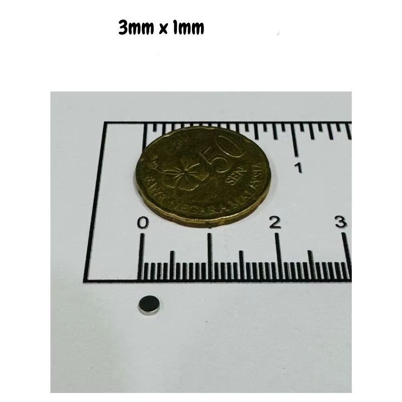 Micro aimant rond de 3mm x 1mm