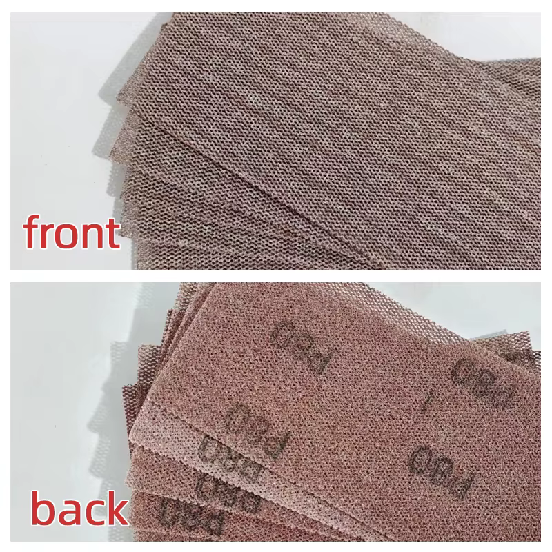 Papier abrasif sec rectangulaire 90 × 180mm maille sable 80-400 grain dos polaire aspirateur adapté au ponceuse Festool