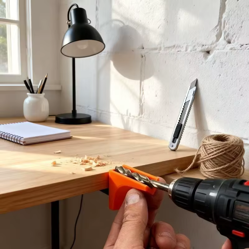 Lot de 3 guides de perçage avec rainures en V pour une ajustement parfait | Outil de positionnement carré plus durable