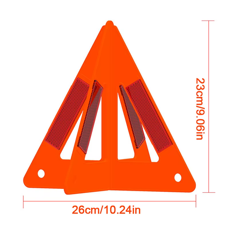 Trépied réfléchissant triangulaire pour voiture