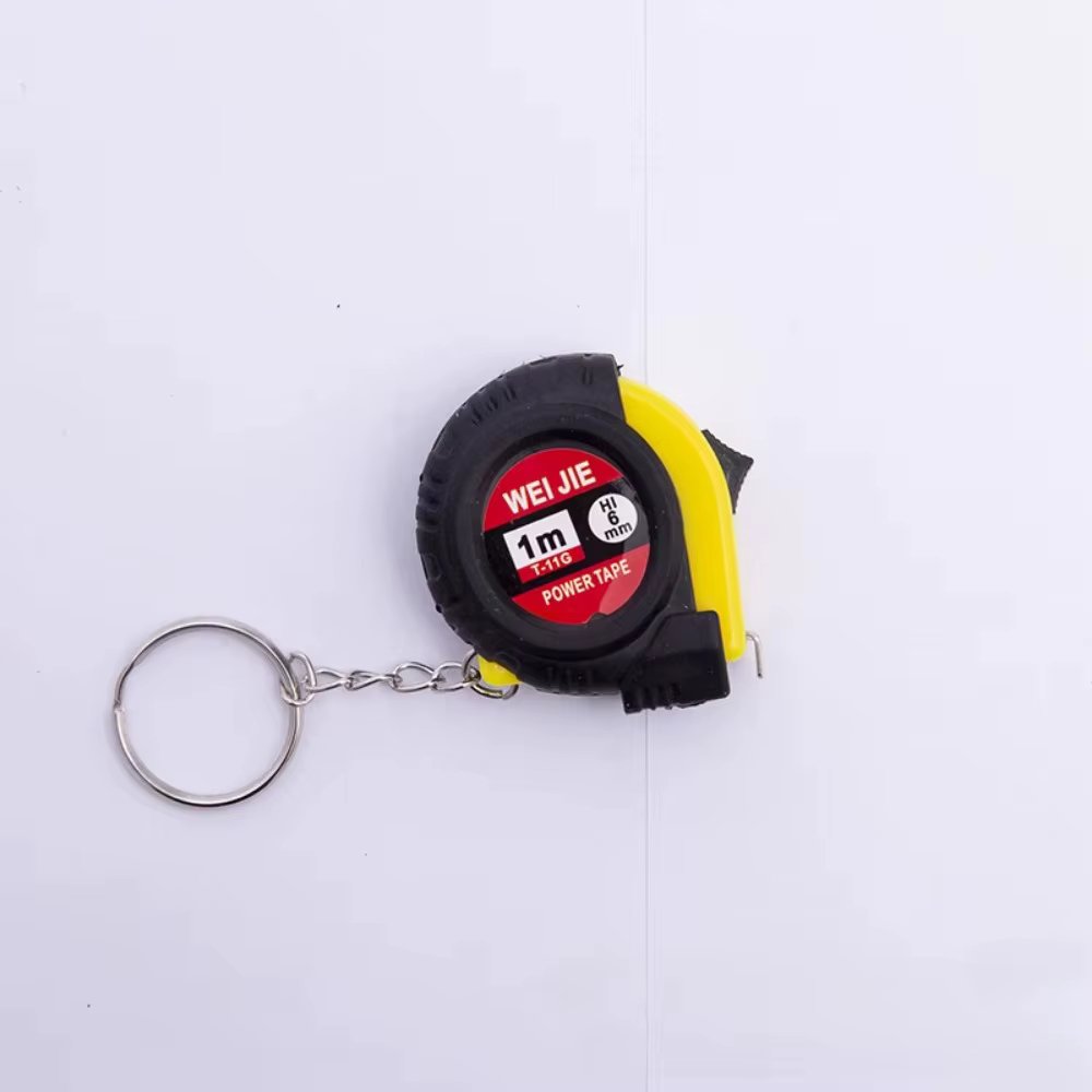 1 mètre mesure créative Mini ruban porte-clés rétractable