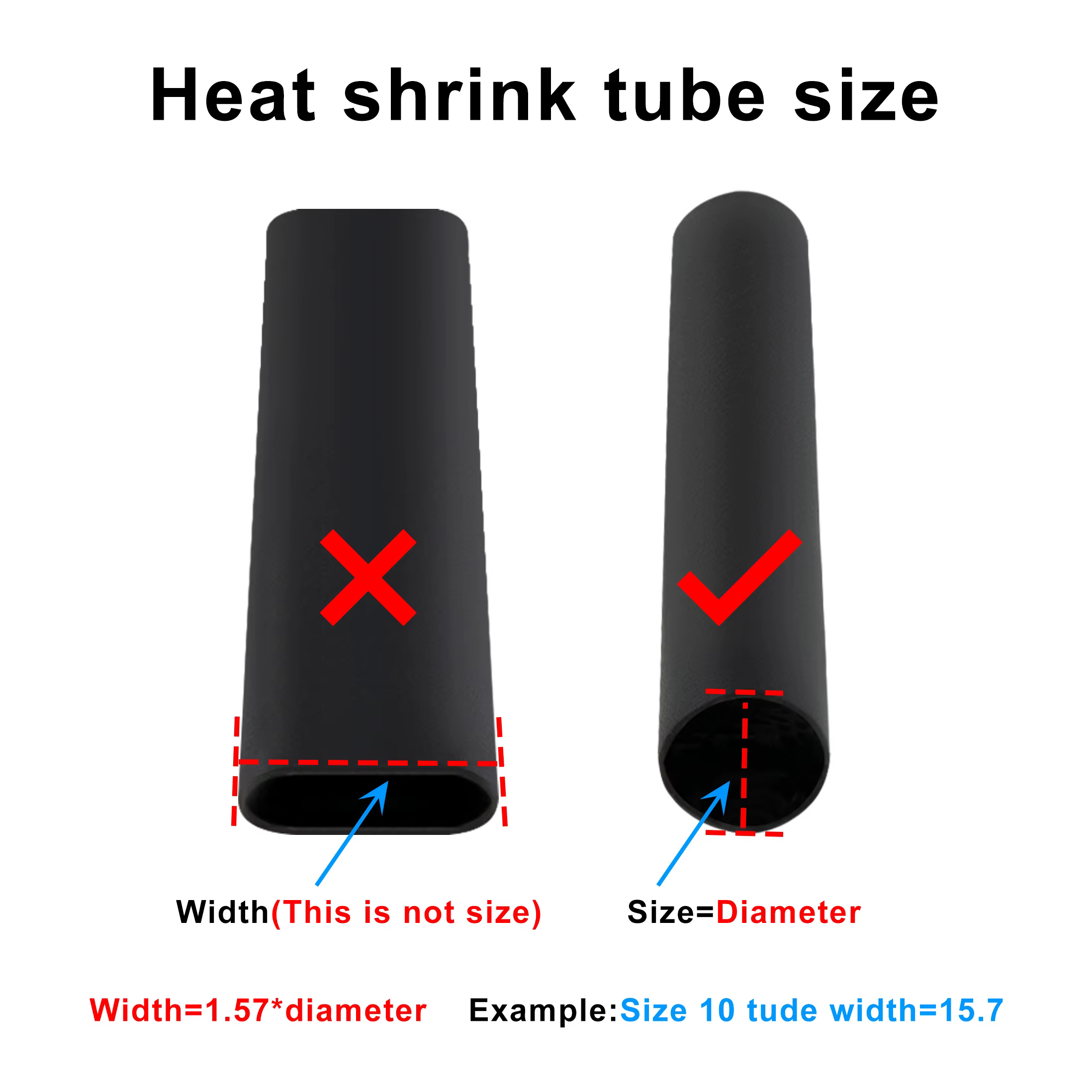Tube thermorétractable 1M 4:1