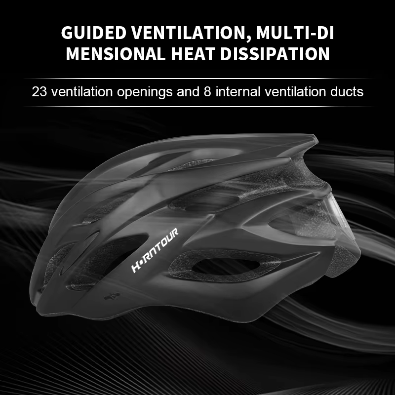 Horntour grande tour de tête 65 cm casque de vélo équitation lumière course route