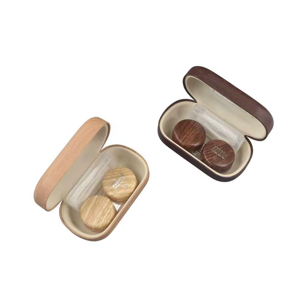 Boîte de rangement pour lentilles de contact avec miroir