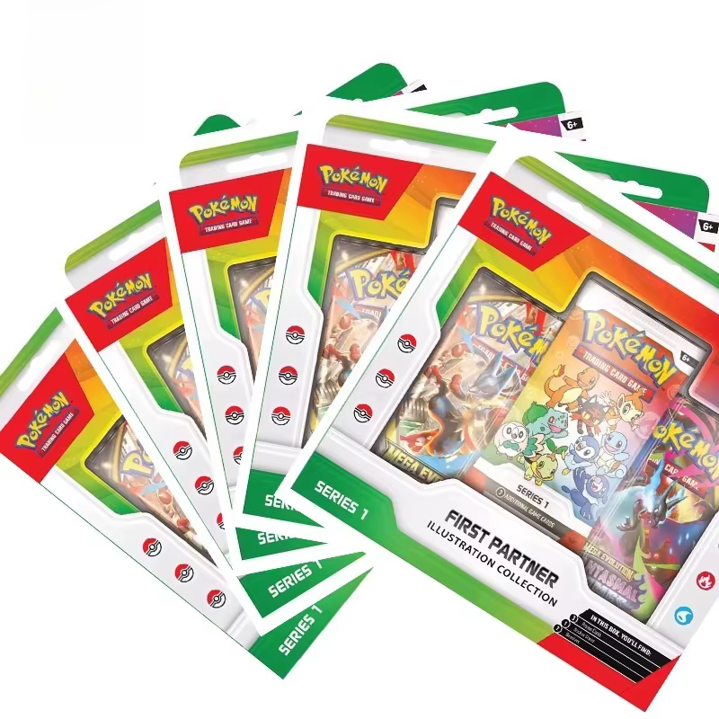 Nouvelle collection de cartes de jeu PTCG Pokémon 100% originale en version anglaise FIRST PARTNER ILLUSTRATION
