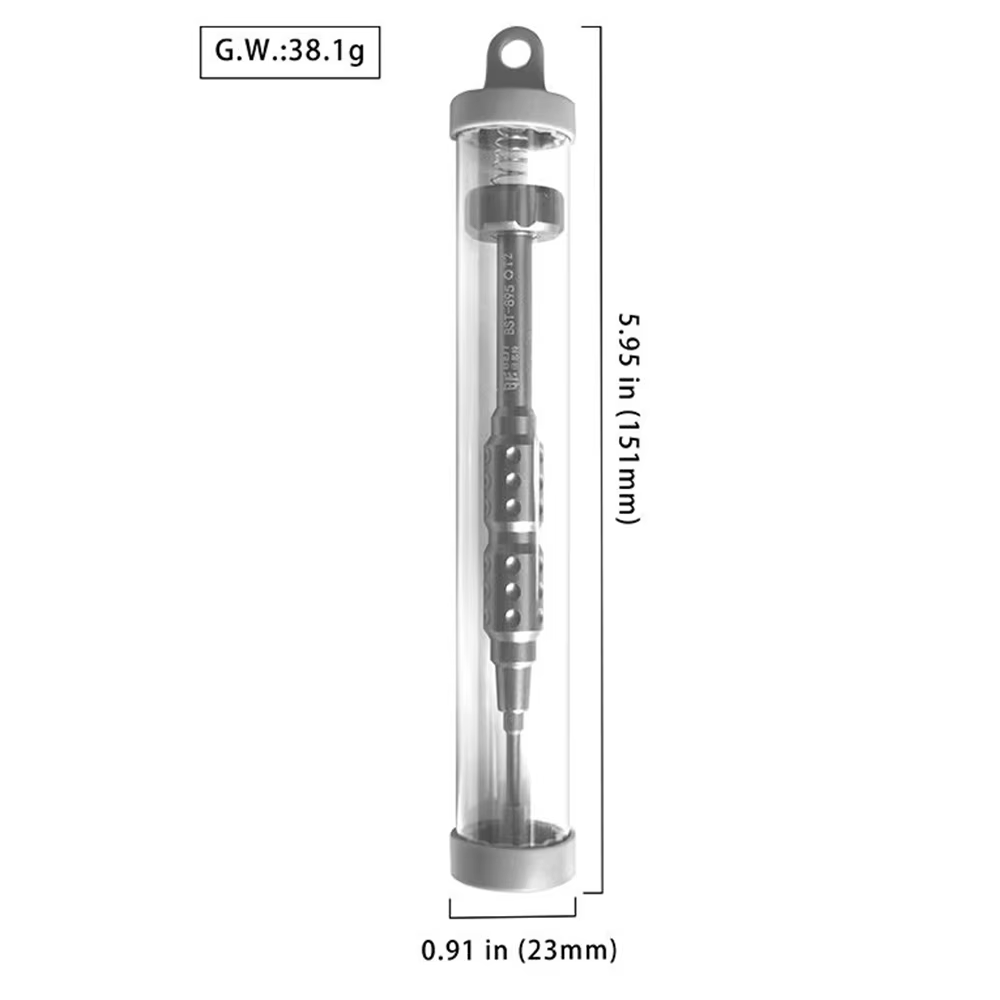 Tournevis de précision avec embout magnétique 0.8Pentalobe/0.6Y/1.5Phillips/M2.5/T1/T2 pour ordinateur portable HDD démonter l'outil de réparation de téléphone