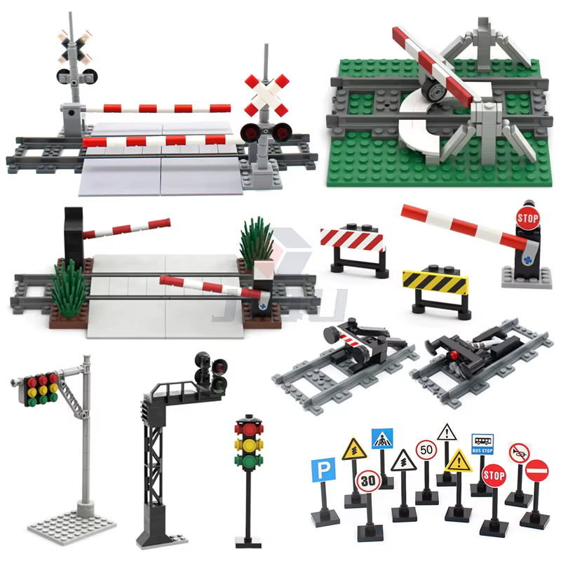 Blocs de construction de barrière ferroviaire