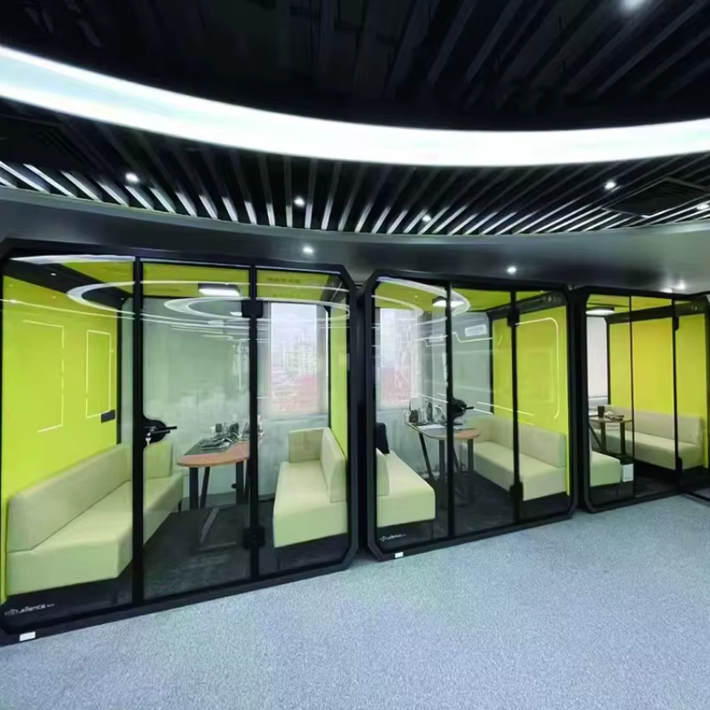FOODLINE - Cabine de bureau mobile personnalisée