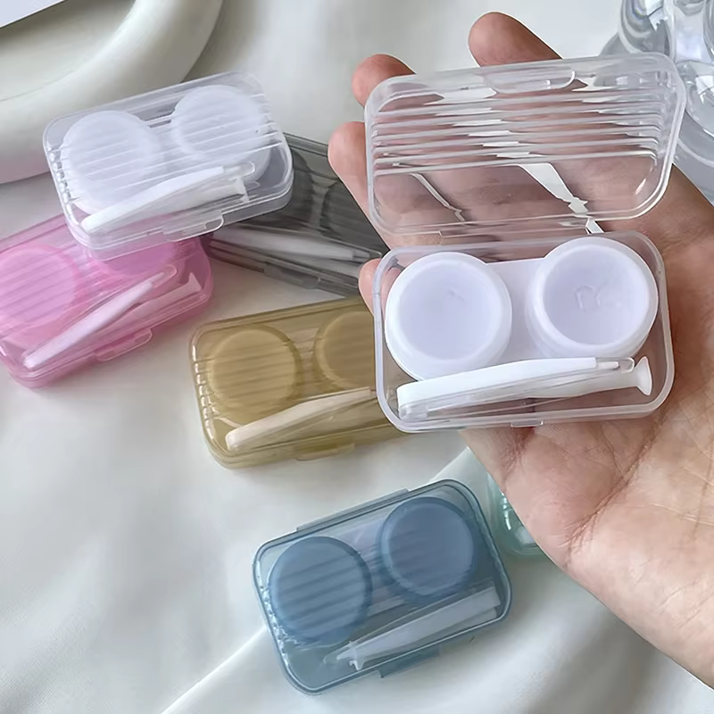 Boîte à lentilles de Contact Portable