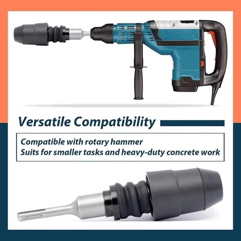 Adaptateur polyvalent SDSPlus à SDSMax 652F pour outil conversion perceuse à percussion électrique