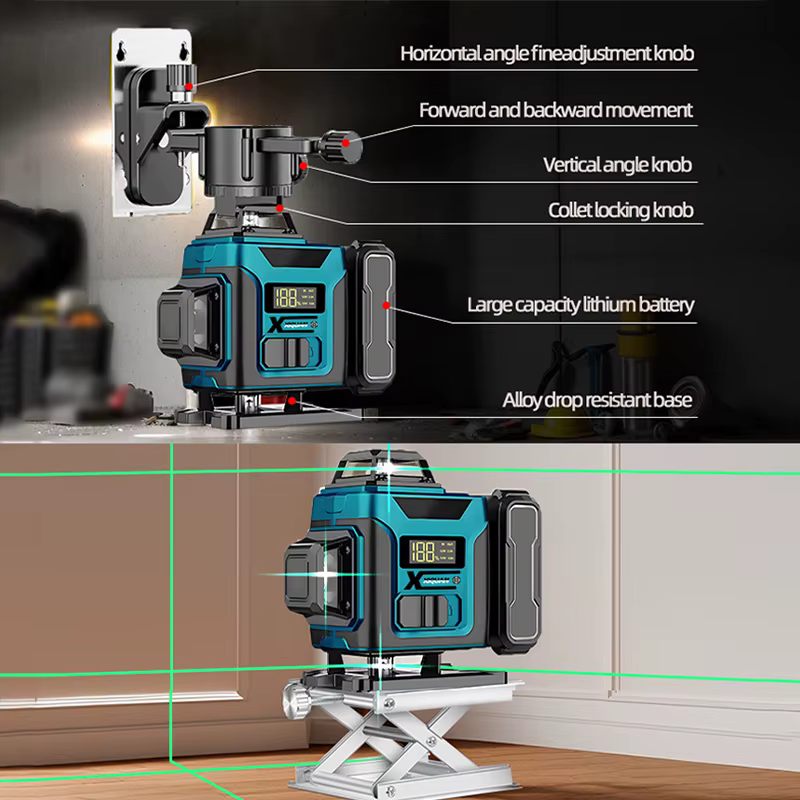 Niveau Laser 3D/4D 12/16 lignes