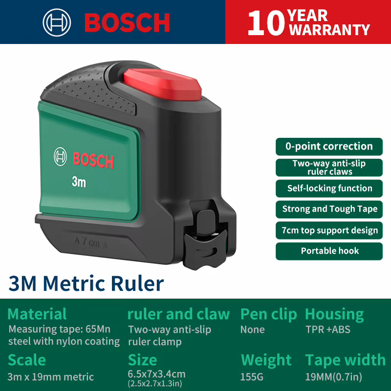 Mètre ruban rétractable BOSCH 3/5 M