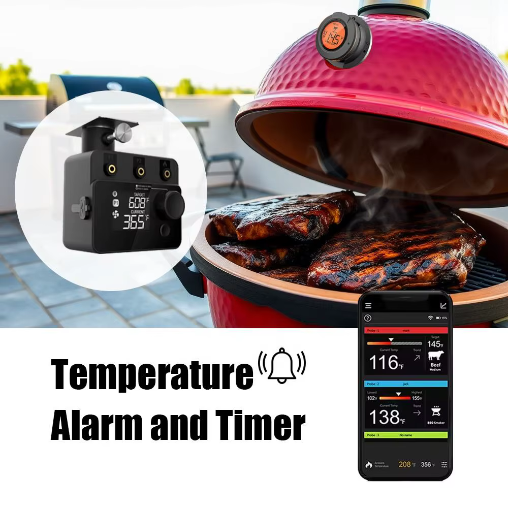 Thermomètre de four numérique Bluetooth