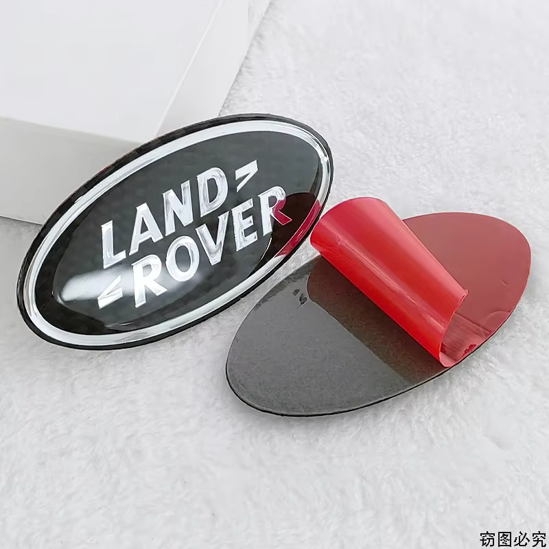 Autocollant emblème de carrosserie de voiture en fibre de carbone avec logo SVR pour Land Rover Range Rover Sport Velar Evoque Freelander Discovery SVR