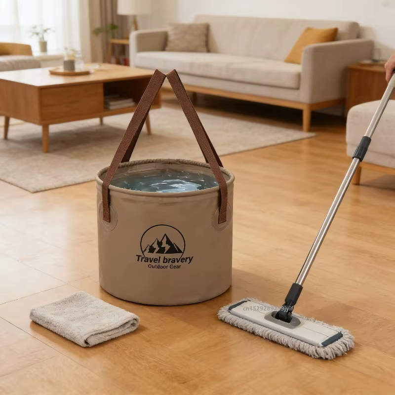 Seau pliant multifonctionnel 5L/10L/20L