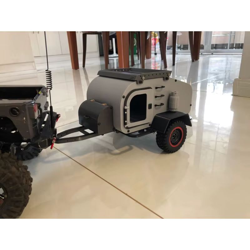 Simulation 1:10 RV remorque pour 1/10 RC voiture sur chenilles Traxxas TRX4 Defender Bronco AXIAL SCX10 90046 RC4WD D90 Wraith Wrangler partie