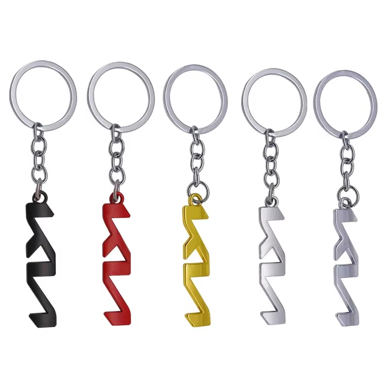 Porte-clés de voiture en métal, 1 pièce, pour KIA Soul Rio Cerato Forte Optima Sportage Ceed Stonic Oprius K2 K3 K5 K7 GT Line, accessoire