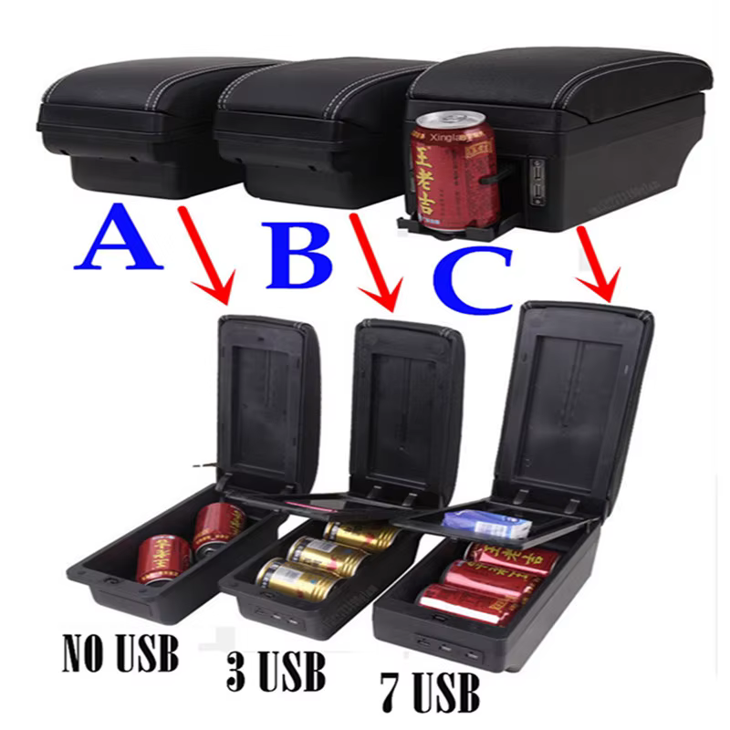 Boîte d'accoudoir pour Suzuki Swift 2005-2026