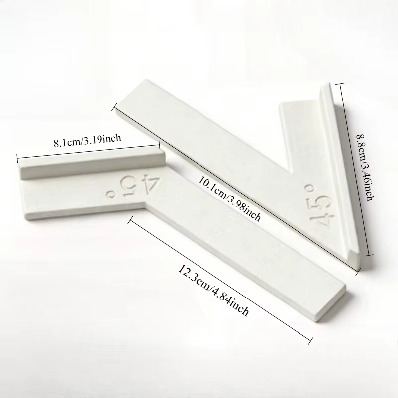 2 pièces – Guide d'angle 3D imprimé pour le travail du bois