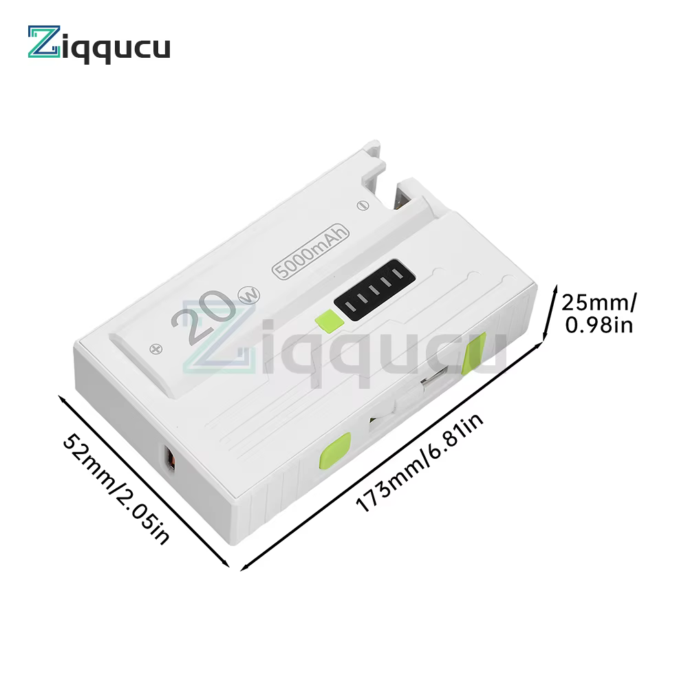 1*21700 boîte de batterie Kit de bricolage boîtier de chargeur