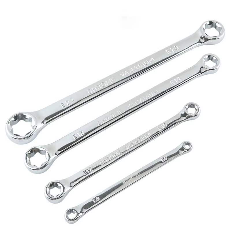 E-torx clé à boîte E6 E8 E10 E12 E14 E18 E20 E24 Torx ensemble clé à anneau outils clé étoile