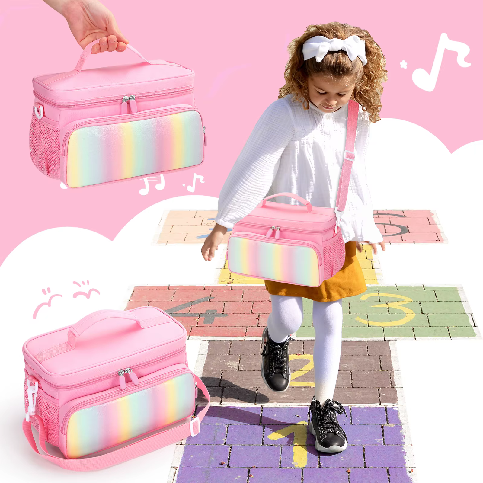 Sac de rangement pour casque Toniebox 2/1 avec bandoulière et poignée