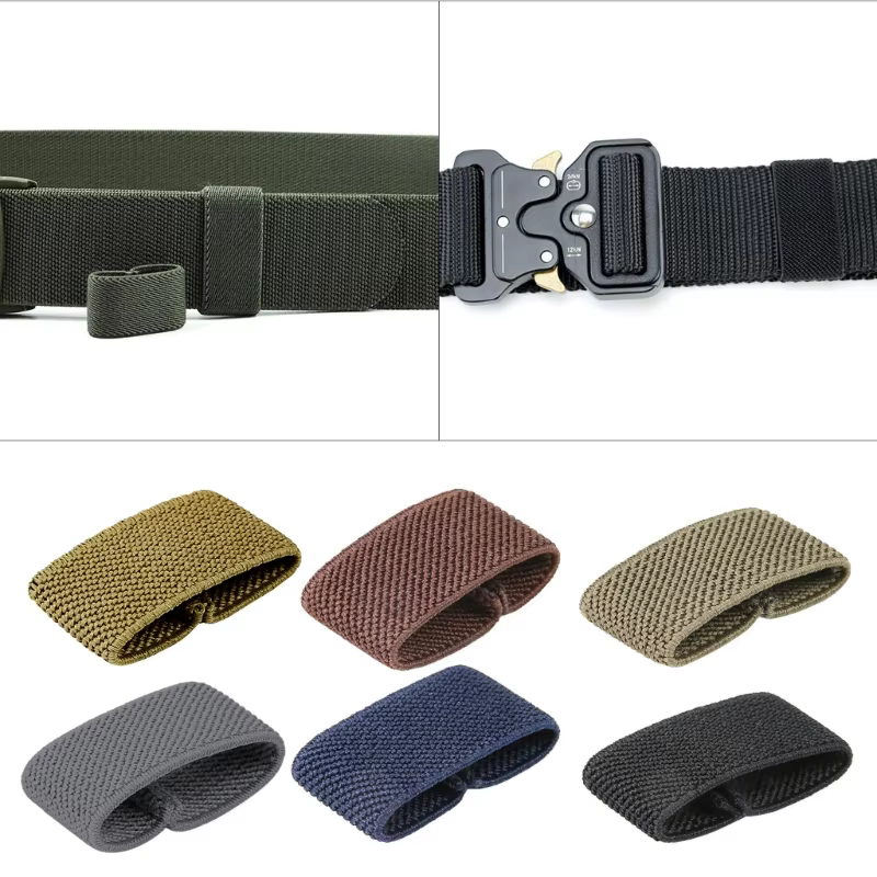 Support boucle ceinture élastique, 10 pièces, supports ceinture tactiques, organisateurs bande pour ceinture