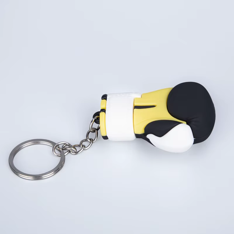 Mini gants de boxe porte-clés poinçon sac de sable pendentif Muay thai coup de pied MMA gant Taekwondo cible