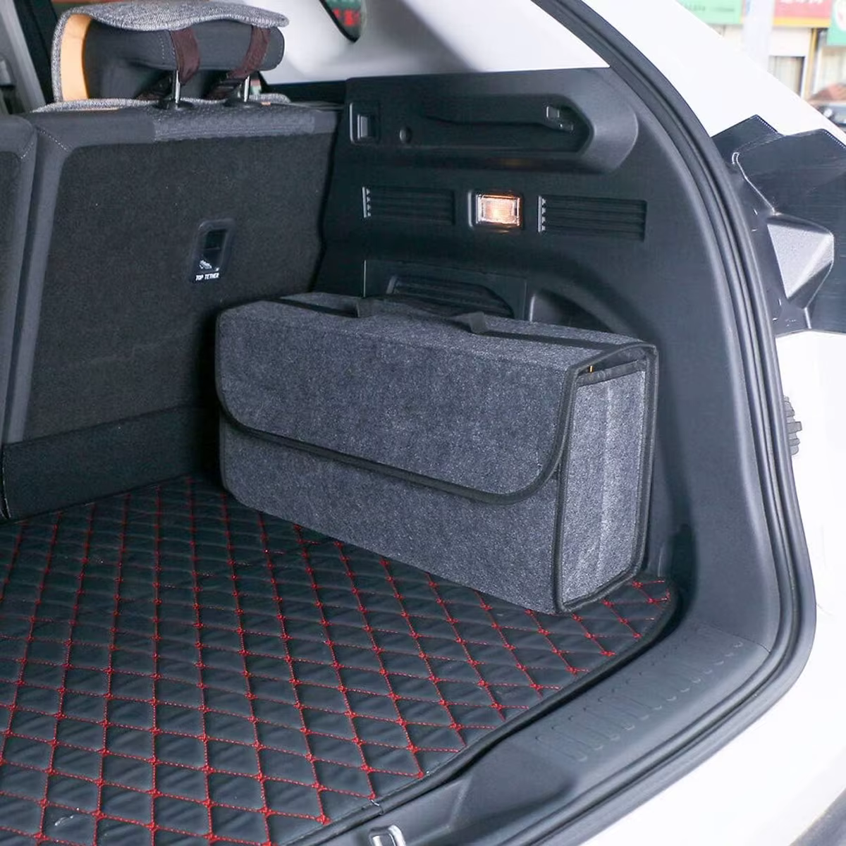 Boîte de rangement en feutre pour voiture